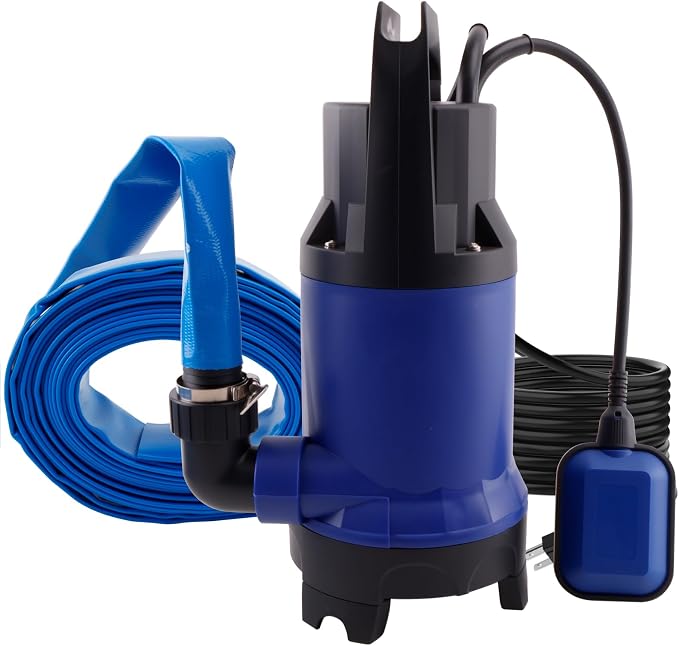 1.5HP 4000GPH Submersible Sump Pump Clean/Dirty Water Pump