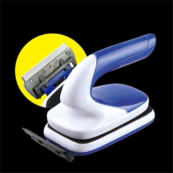 Magnetic Mini Fish Tank Magnet Brush, Scraper Fish Bowl Magnet Brush for Fish Tank Vases Decanter