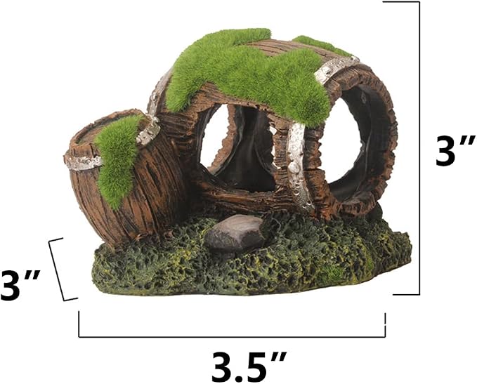 Betta Fish Cave Aquarium Hideout, Aquarium Tank Decor Accessories, Fish Tank Ornament Small