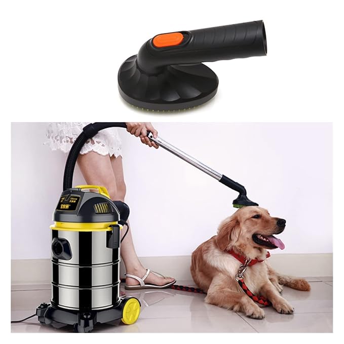 R9UD Pet Compatible With CAT Dog Grooming Brush Vacuum Cleaner Attachment Tool Loose Hair Groom 3