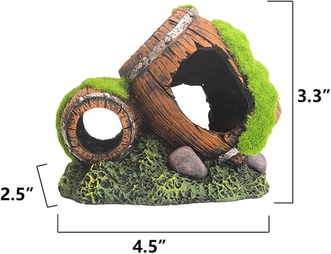 Betta Fish Cave Aquarium Hideout, Small Fish Tank Ornament, Aquarium Tank Accessories Decorations