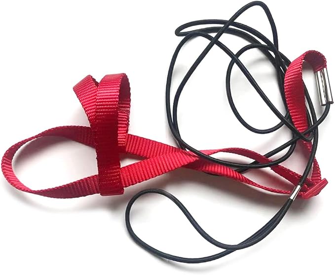 XISAOK Parrot Bird Harness Leash Supplies Adjustable Anti-Bite Training Rope Outdoor Activities Flying Traction Straps Band