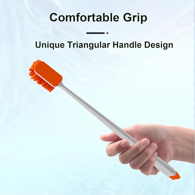 Vimvins Small Fish Tank Cleaner - Algae Scraper for Glass Aquariums - Aquarium Brush & Scrubber Tool Adapted for Cleaning Glass and Acrylic Aquariums.