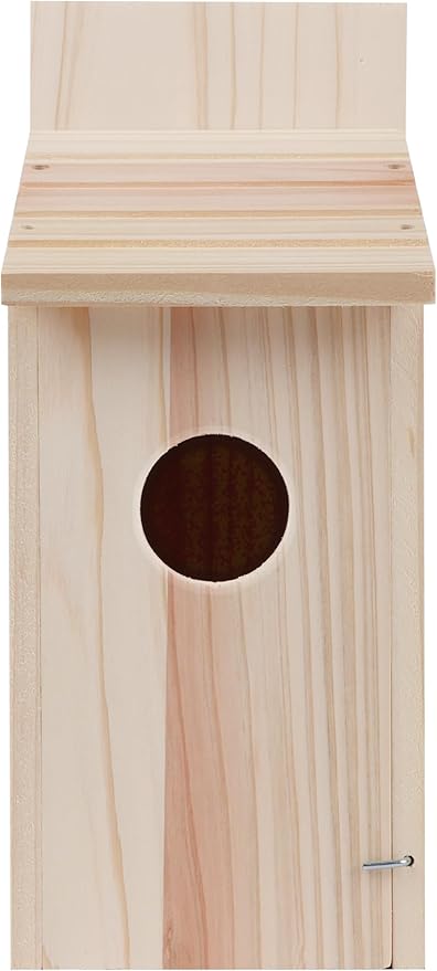 Bird House for Outside,Wooden Clearance Humming Bird Cedar Blue Bird Box House,Wren Cedar Finch House,DIY, 1Pack