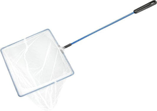 AQUANEAT Aquarium Fish Net, Small Fish Tank Cleaning Net, Food Wastes Skimmer for Small Ponds and Pools