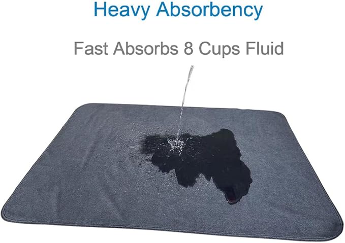 Peepeego Non-Slip Dog Pad 65 x 48, Washable Pee Pad with Fast Absorbent, Waterproof for Training, Whelping