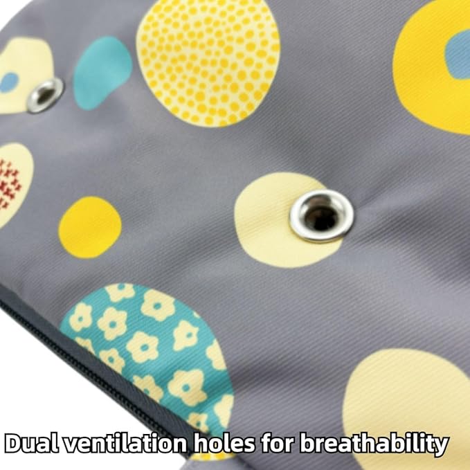 Warm Bird Carrier Bag for Winter Shoulder/Hand Bag Outdoor Portable Travel Carrier with Air Holes for Parakeets Lovebirds Conures Quarkes Caique (Yellow,Large)