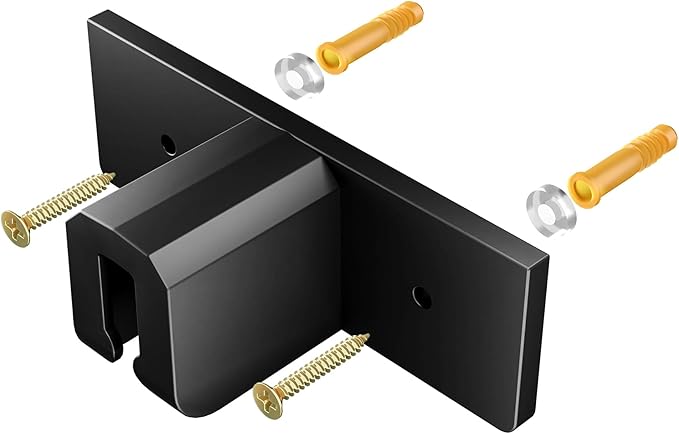 FXW Fence-to-Wall Anchors (Pack of 4) for AuraSpace Playpen – Accessory Only, Safely Expand Your Dog’s Play Area, Fits 35" H Acrylic Playpen, Black