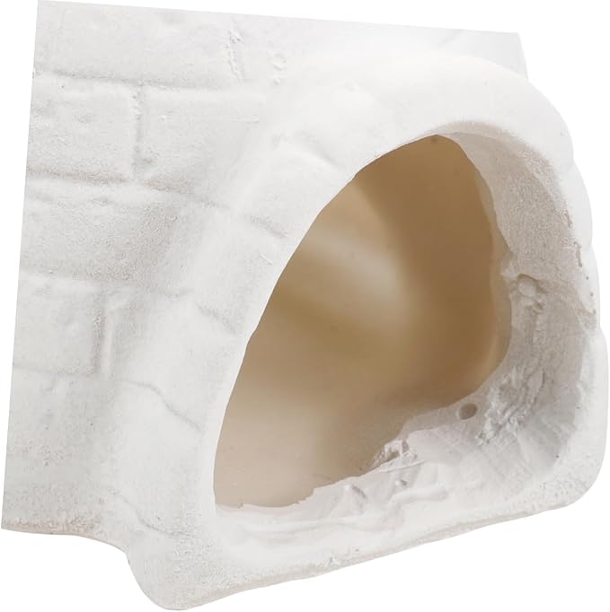 Generic Ceramic Hamster Hideout Small Cooling Igloo Nest Hut for Small Animals Pet House Refreshing Shelter with Unique Design