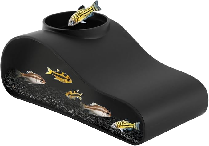 Aquarium Underground Tunnel Cave Fish & Shrimp Under Gravel Tunnel Aquarium Cave Hideout Shrimp and Fish Hiding Caves Shrimps Hideout(Size:Single Hole)