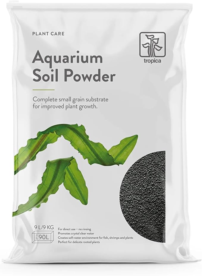 Tropica Plant Care Freshwater Planted Aquarium Soil Powder 9 Liter Bag