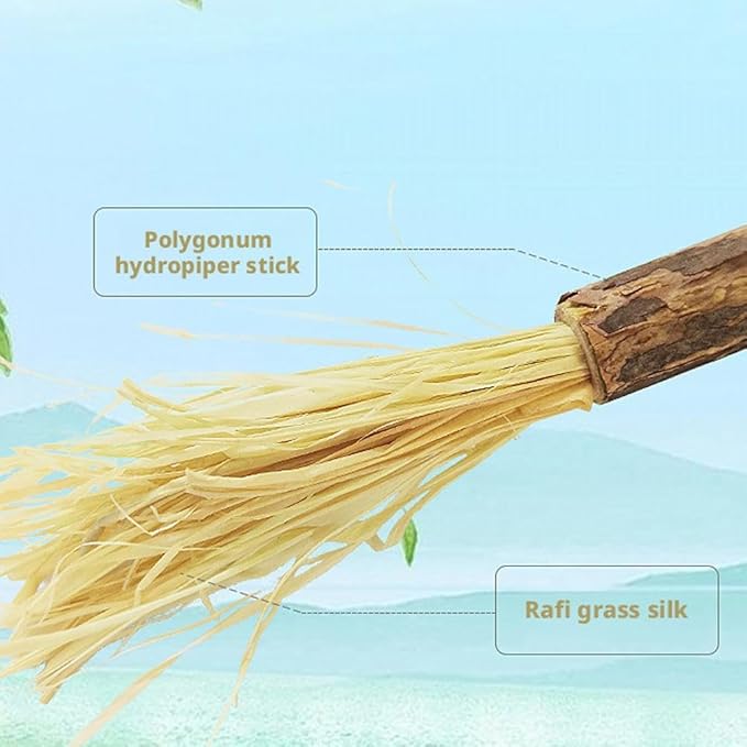10 Pcs Puriq Natural Silvervine Dental Sticks, Silvervine Sticks for Cats, Interactive Cat Chew Stick for Teeth Cleaning, Scratch & Bite Resistant, for Indoor Kitty Fresh Breath, Healthy Teeth