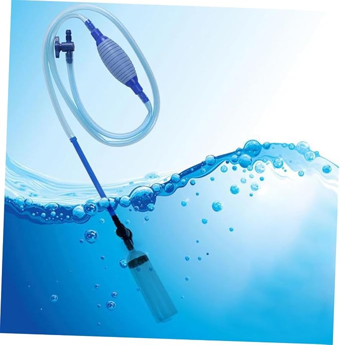 Toddmomy 2.7m Aquarium Siphon Water Changer with Hose Gravel Vacuum Pump for Fish Tank Cleaning Easy Water Replacement Tool for Aquariums Flow Control