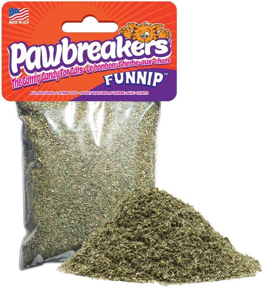 Pawbreakers® Funnip™ – Premium Catnip Treats for Cats & Kittens | Catnip Cat Treats, Fill These Catnips in Toys for Cat, Cats Snacks| No-Stick Fine Grind Catnips - Made in USA