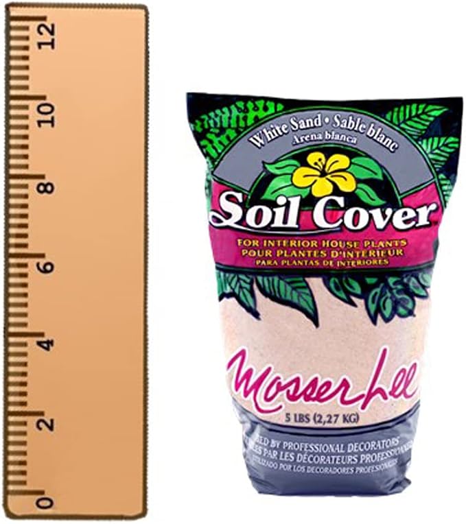 Mosser Lee ML1111 White Sand Soil Cover, 5 lb.(Pack of 8)