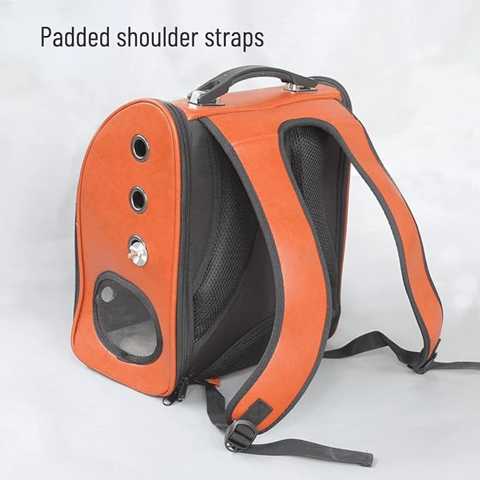 Portable Travel Pet Carrier Backpack,Space Capsule Bubble Design,Waterproof Handbag Backpack for Small and Medium Birds Parrots Budgerigar Cockatiel