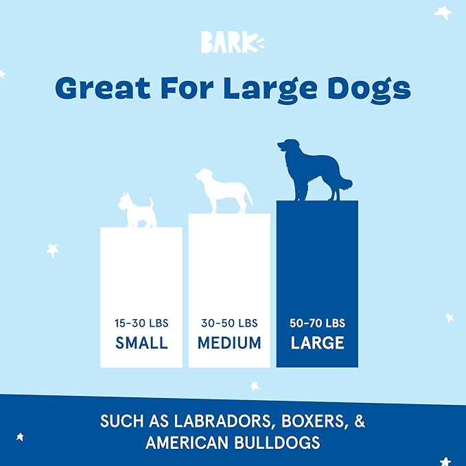 Barkbox Dog Bathrobe Fast Drying with Hook and Loop Closure & Wrap Tie Snuggle, Cute Dogs Clothes, Easy to Clean, Machine Washable, Dog Coats and Tumble Dry Low - Bunny, Large