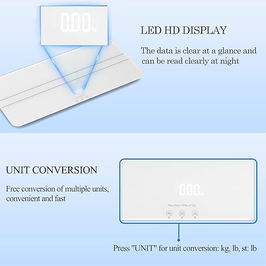 Digital Pet Scale, Baby Scale - Measuring Range 0.45lbs-220lbs for Small-Medium Dogs/Large Cat (White)