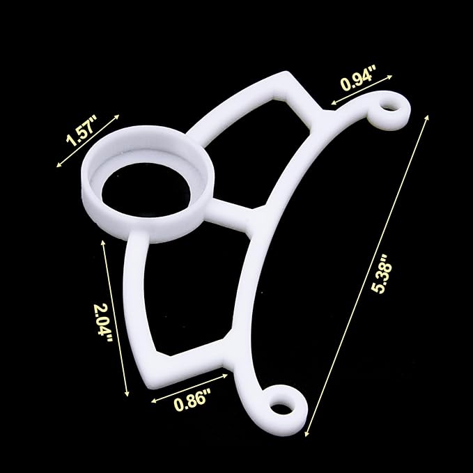 Perch Compatible with Bird Buddy, Wider Extension Perch for DIY Add-ons, Ideal Gift for Bird Lover (White)