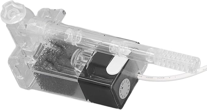 Ultra Quiet Aquarium Hang on Filter, Slim Aquarium Filter Performance Hang On The Back Power Filter Adjustable Space Saving Fish External Hanging Filter