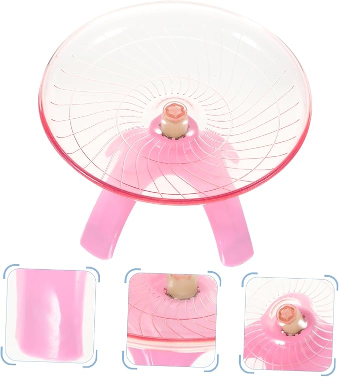 BESPORTBLE 1pc Flying Saucer Wheel for Small Pets Non-Run Exercise Disc for Hamsters Pet Rats Comfortable Design Encourages Healthy Activity
