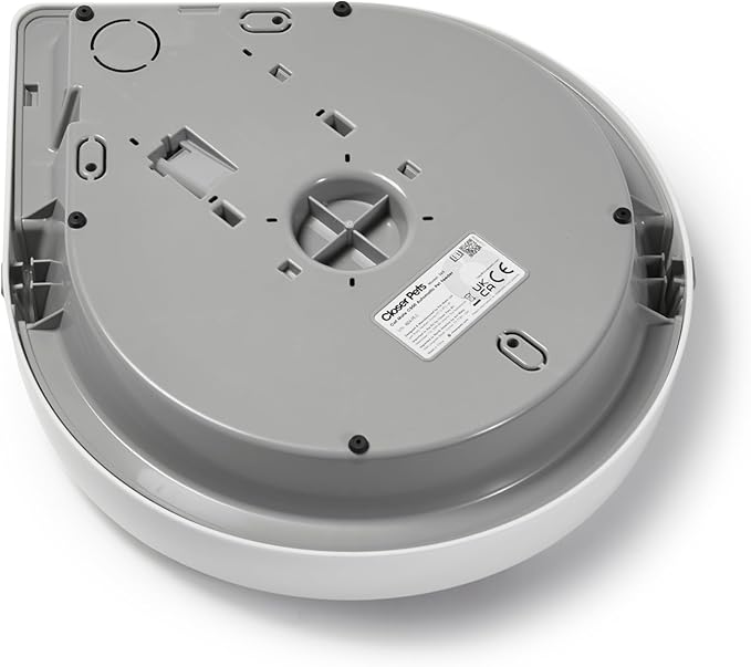 Cat Mate C500 Automatic 5 Bowl Digital Timer-Controlled Pet Feeder - for Cats and Small Dogs, Wet or Dry Food, Includes Twin Ice Packs, 5 Meals Up to 0.73 lb Each, White