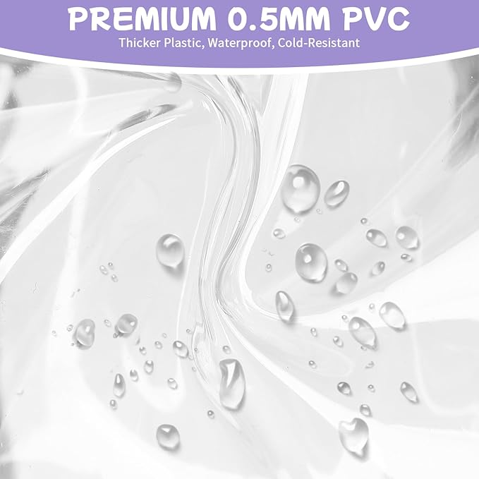 MOONBABY Small Clear Backpack for School Transparent Bookbag for Kids Heavy Duty PVC See Through Backpack Stadium Approved