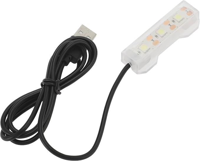 Mini Aquarium Light 0.5-2 Gallon Desktop Aquarium Blue USB LED Light
