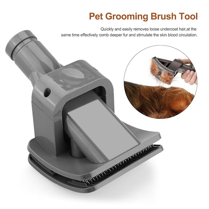 Pet Hair Brush Tool, Pet Hair Brush Dog Cleaning Tool Groom's Vacuum Cleaner with Animal Allergy