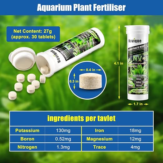 Root Tabs Freshwater Aquarium Plant Fertilizer Safe for Fish Shrimp and Planted Fish Tanks Slow Release