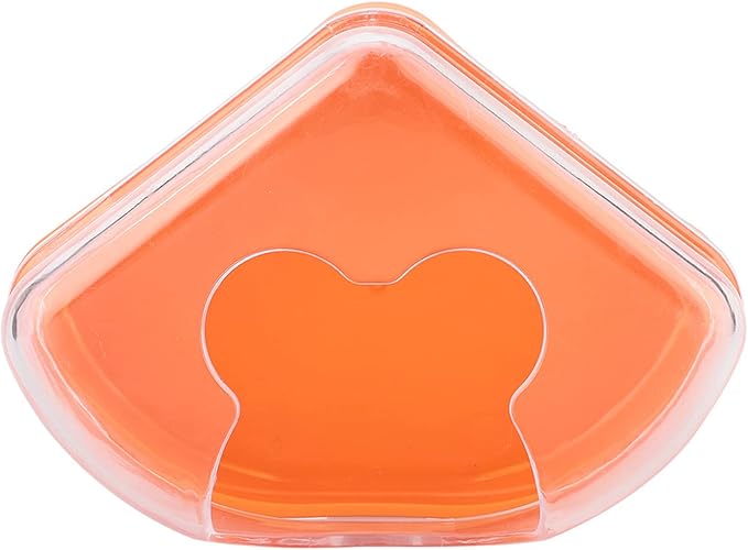 Health Gear Corner Toilet for Hamster with Roof, Hamster Sand Bathroom with Scoop, Hamster Sandbox, Plastic Sand Bath Container, Corner Toilet Tray for Hamster Totoro Chinchilla