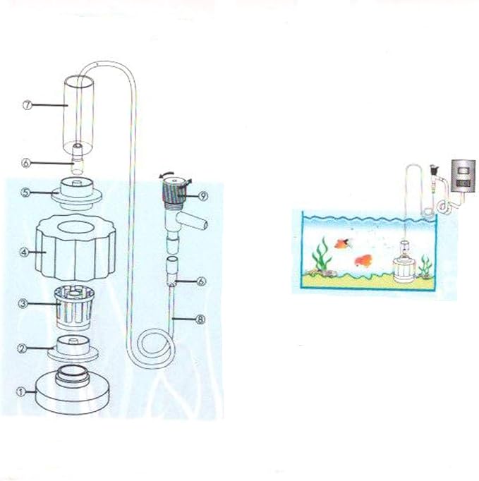 AQUANEAT 3pcs Mini Aquarium Sponge Filter, Quiet Fish Tank Bio Foam Filter, with Airline Tubing, up to 2Gal