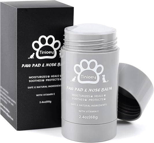Cat Dog Paw Pad Balm Stick (2.4 oz) | Natural Dog Paw Blam Protector, Soother & Moisturizer for Cracked Dry & Damaged Paws, Nose & Elbows | Snout Soother for Dogs