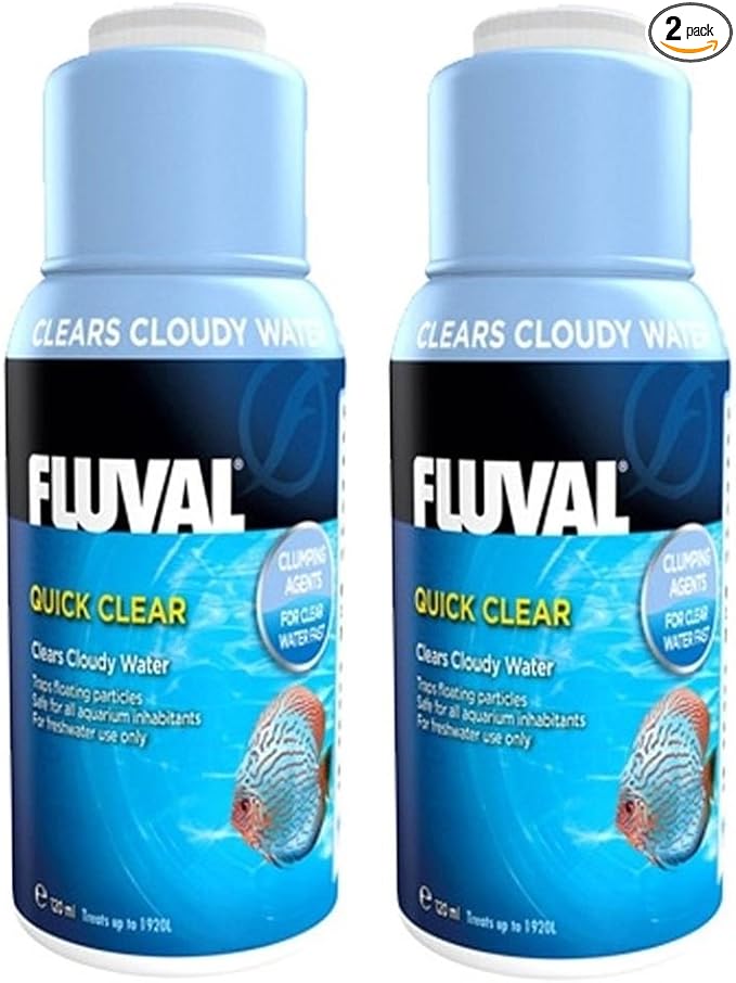 Fluval Quick Clear for Aquarium Water Treatment, 8-Ounce