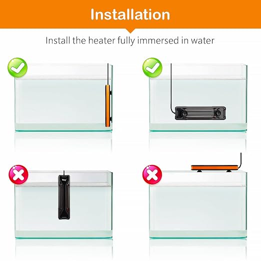 hygger Aquarium Heater 300W/500W/800W/1000W, Submersible Fish Tank Heater | with Digital LED Controller and Intelligent Leaving Water Automatically Stop Heating System, for Freshwater and Saltwater