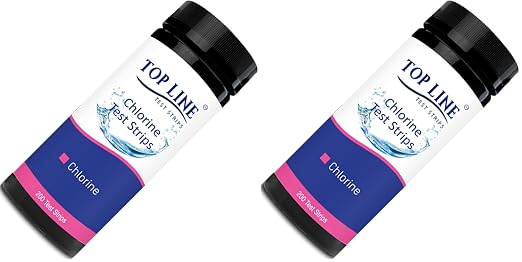 200 Chlorine Test Strips for Food Service 0-500 ppm (Value Pack) - Bleach Sanitizer Test Strips Food Service - Sanitizer Testing Strip - Chlorine Tester - Restaurant Supplies (Pack of 2)