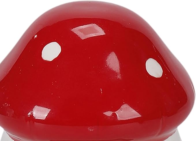 Ceramic Hamster House Guinea Pig Hideout Outdoor Creative Sturdy Habitat Hideaway House for Rats Chipmunk Squirrels, Red
