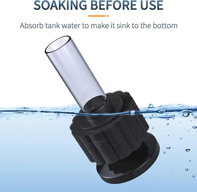 Pawfly Aquarium Sponge Filter, Mini Sponge Filter Kit with Airline Tubing and Control Valve for Small Fish Tank up to 3 Gallon