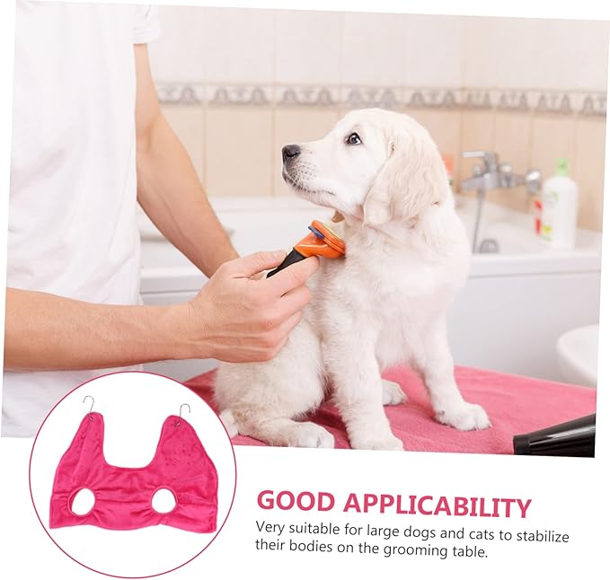 COLLBATH Pet Grooming Hammock for Dogs Cats Safe Cat Grooming Supplies Ergonomic Design