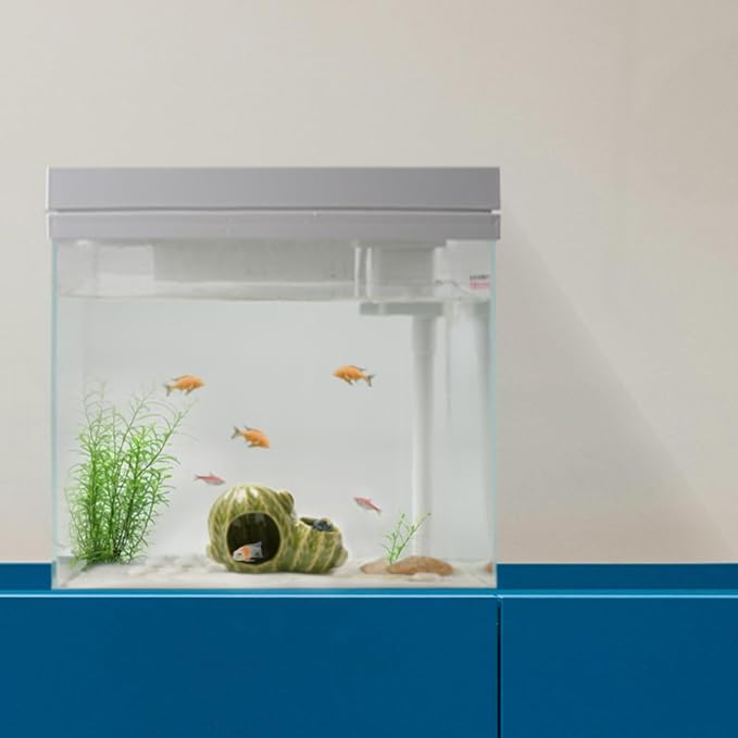 Green Aquarium Decor Ceramic Western Cactus Betta Fish Tank Cave | Smooth-Surface Safe for Fish Hiding & Breeding, Easy-Clean, No Assembly, for Play & Rest,Fits 2.5-5 Gallon Fish Tanks