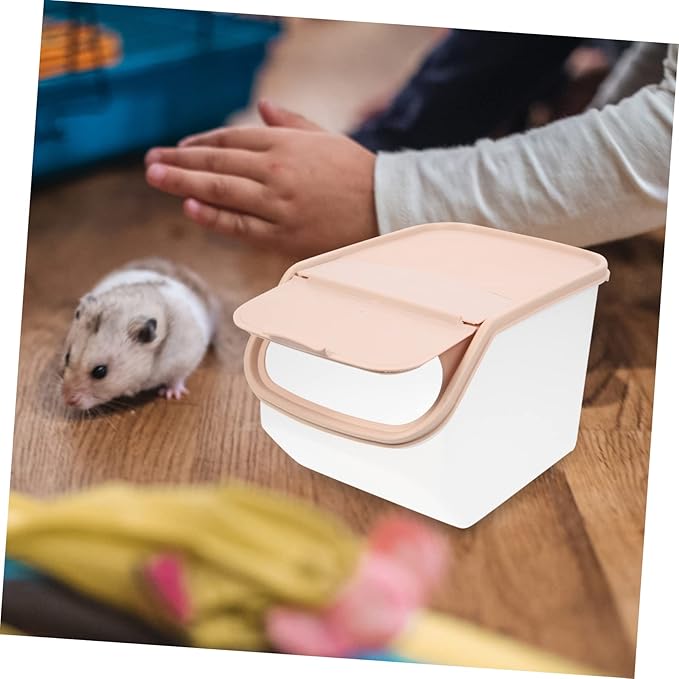Totority Hamster Dust Bath House Cage Chinchilla Bathtub Reusable Small Pet Supply Pp Pe Material Easy to Clean Store