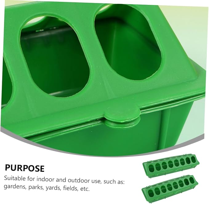 VICASKY 2pcs Energy Food Tank Bird Seed No Mess Feeder for Outdoor Birds and Pigeons