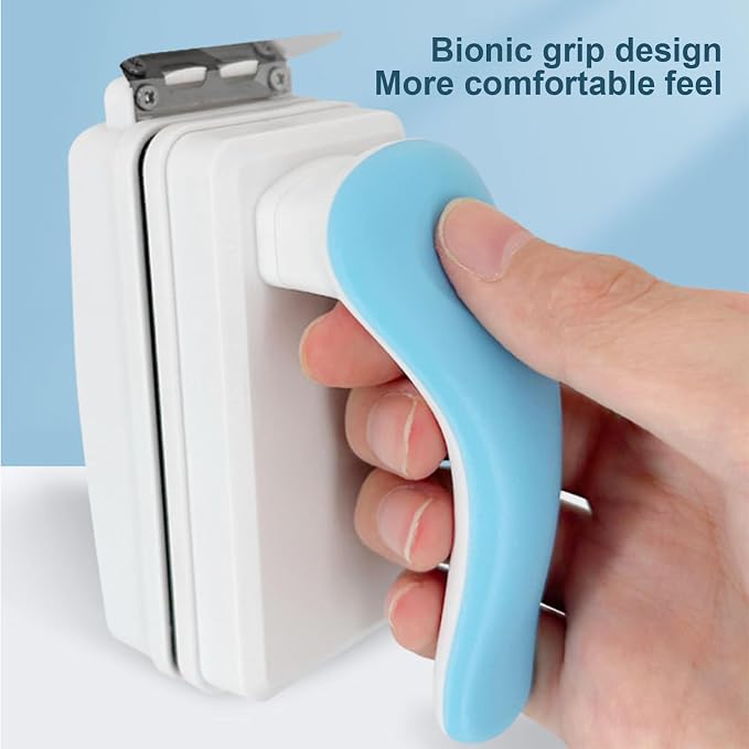 Magnetic Fish Tank Cleaner Double-Sided Magnetic Effective Algae Removal | Aquarium Fish Tank Scraper for Aquarium Glass Cleaning Double-Sided Effective Algae Removal Scraper Cleaner Tool