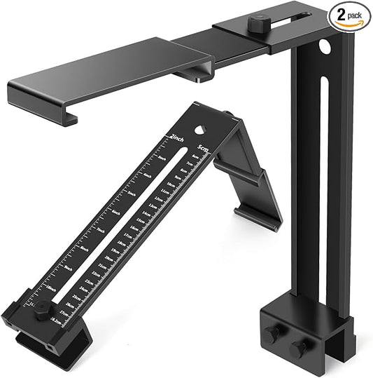 hygger Aquarium Light Clip Holder (for HG-978) (2), Aquarium Fish Tank Light Riser/Holder/Bracket/Stand/Mount