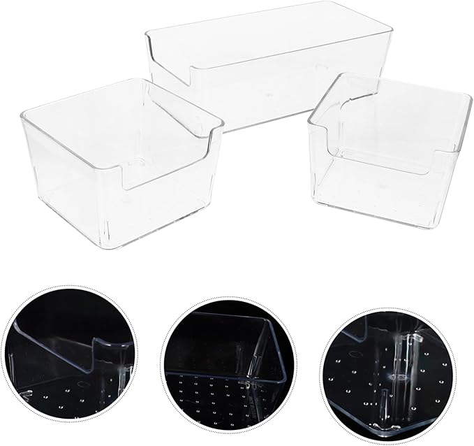 HANABASS 3pcs Little Pet Bathtub Hamster Bath Container Pet Bathroom Chinchilla Dust Bath Hamster