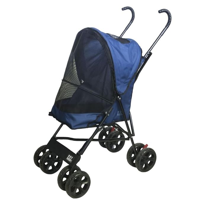 PET GEAR TRAVEL LITE PET STROLLER, NAVY