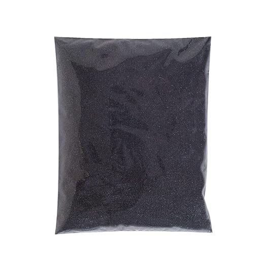 S&S Worldwide Color Splash Art Sand, Adhesive Sand Pictures, 2lb Bag, Black | Non-toxic, Adhesive sand art boards and DIY home decor crafts, Versatile Enough For Any Project, Fade-free Colors