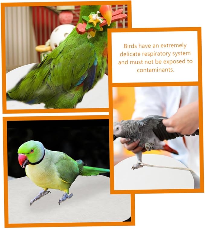 Happyyami Bird Cage Liner Pads 100Pcs Absorbent Round Cage Liners for Parrot Cages Water Absorption Cushion for Birdcage Bottom Easy Replaceable and Breathable