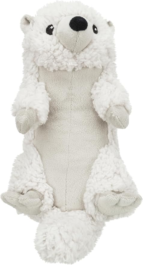 TRIXIE Be Eco Emir The Otter Plush Dog Toy for All Dogs, 12" Fun and Cuddly Squeaky Dog Toy, 96% Recycle Material