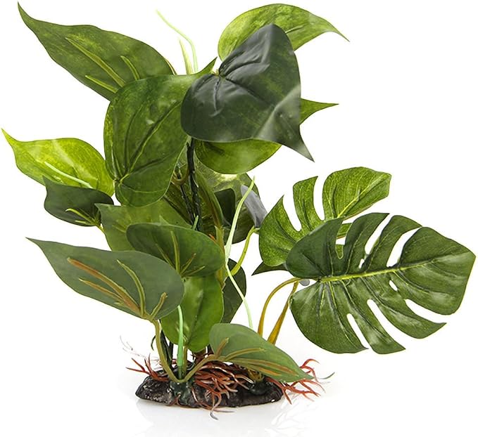 CNZ® Aquarium Fish Tank Green Lifelike Underwater Plastic Plant Aquatic Water Grass Decor (Large, 13-inch) | Lifelike, Plastic, Aquatic Water Grass Decor